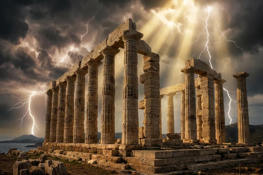 Слот Gates of Olympus с молниями Зевса